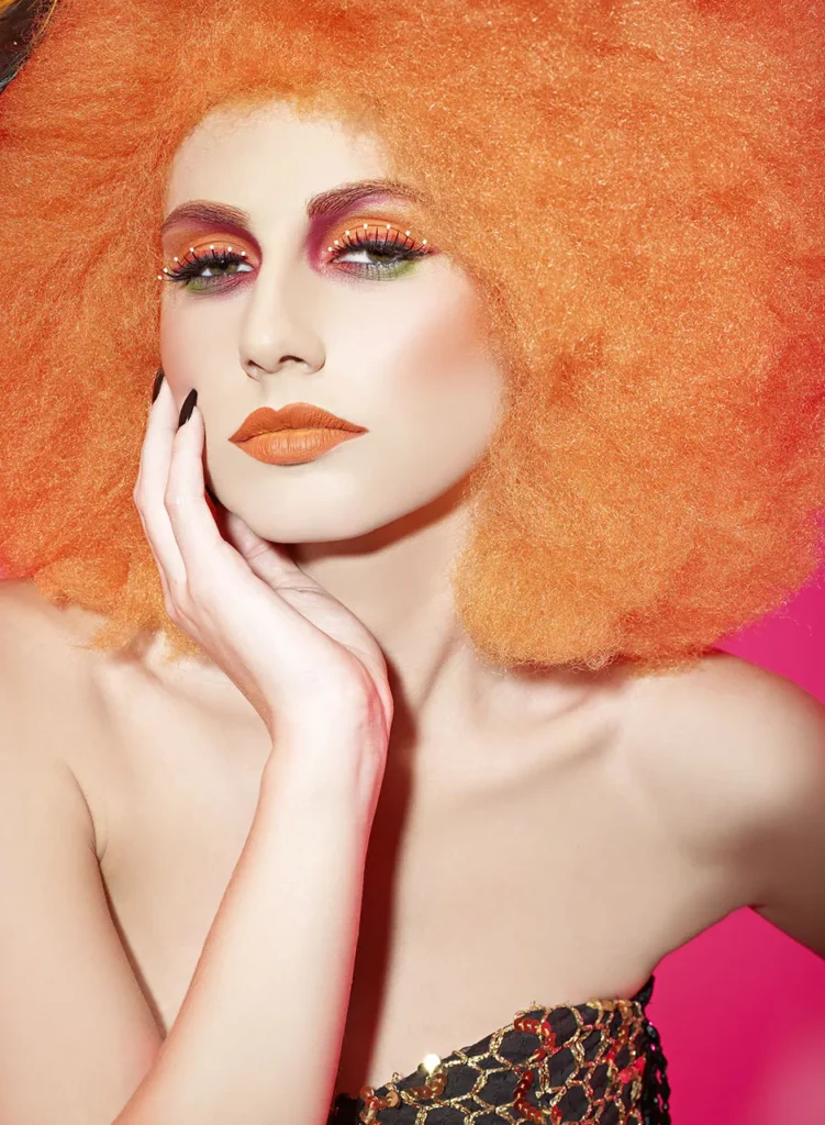 76 campaña de maquillaje de aaron blanco para Make up forever con Ana de escala m