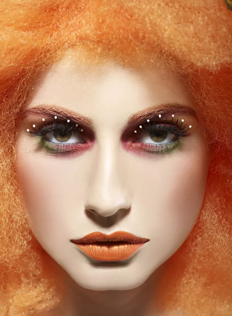 77 campaña de maquillaje de aaron blanco para Make up forever con Ana de escala m